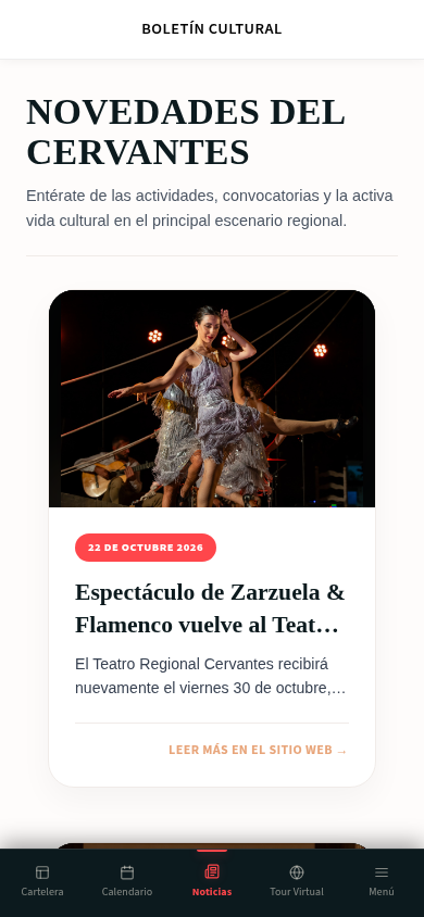 Captura oficial noticias y boletín